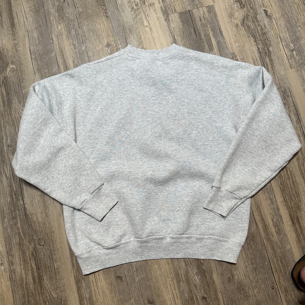 Vintage New York Sweatshirt Mens Large Embroidered Crewneck 90s - Picture 5 of 8